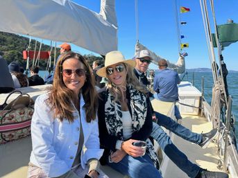 Sailing on Historic Gold Rush Era Tall Ship on San Francisco Bay image