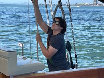 Sailing on Historic Gold Rush Era Tall Ship on San Francisco Bay image 10