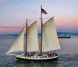 Sailing on Historic Gold Rush Era Tall Ship on San Francisco Bay image 2