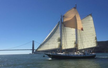 Sailing on Historic Gold Rush Era Tall Ship on San Francisco Bay image 4
