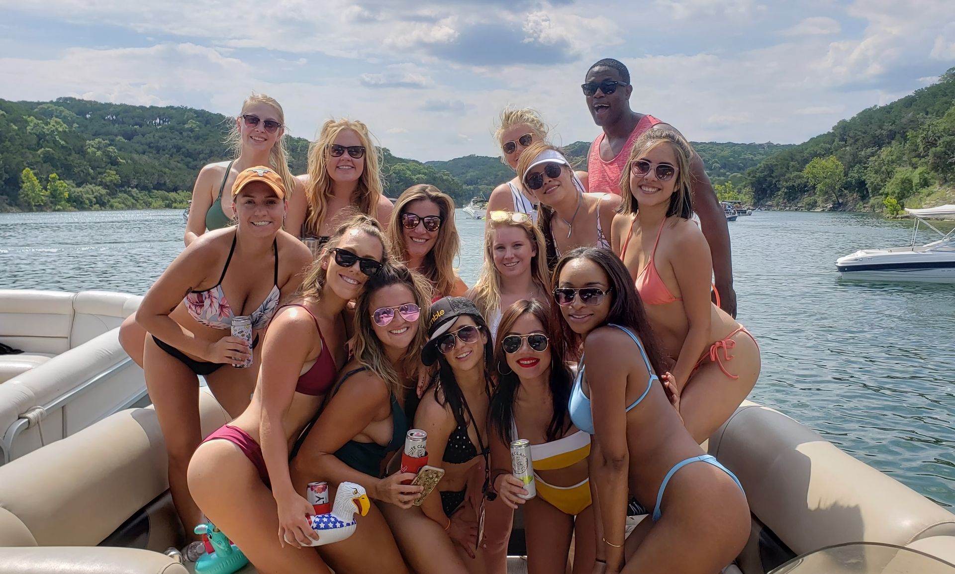 Captained Pontoon Charter: Private Cruise on Upper Lake Delton image 1