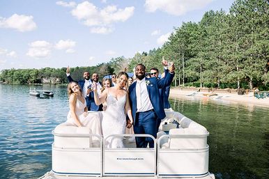 Captained Pontoon Charter: Private Cruise on Upper Lake Delton image 2
