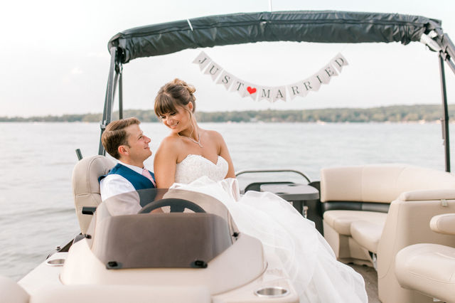 Captained Pontoon Charter: Private Cruise on Upper Lake Delton image 3
