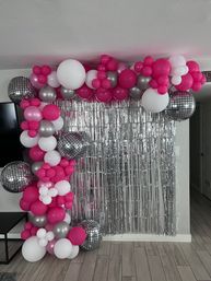 Insta-Worthy Balloon Garland & Photo Booth Decorations Setup image 6