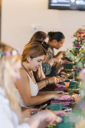 Petals & Pours: Floral Design Workshop with All Supplies Included image 16