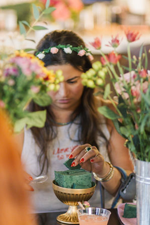 Petals & Pours: Floral Design Workshop with All Supplies Included image 15