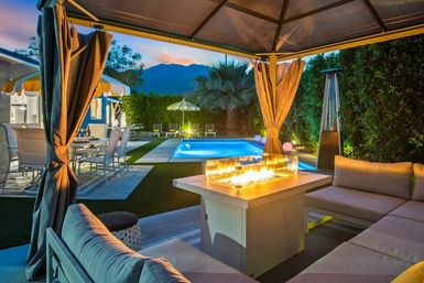 Pop Art Oasis: Chic Rental with Bold Pop Art, Pool, Hot Tub & Fire Pit image 3