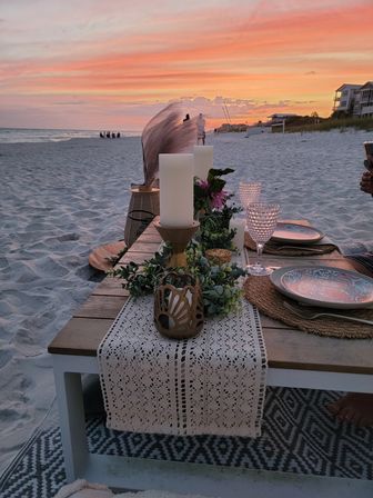 Romantic Luxurious Emerald Coast Beach Picnic Experience image 7