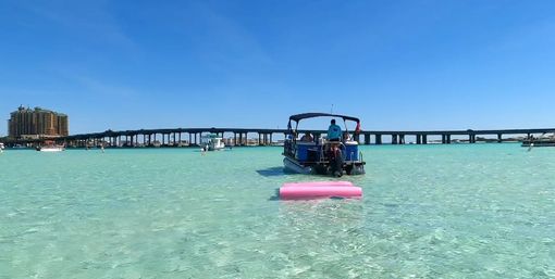 Captained Pontoon Charter for Crab Island image 2