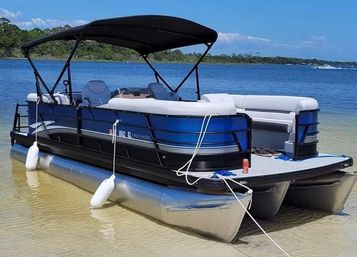 Captained Pontoon Charter for Crab Island image 5