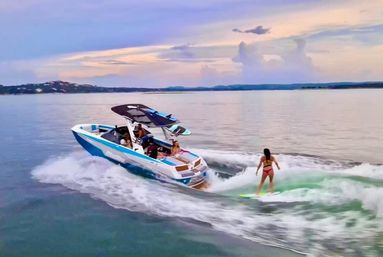 Big Tex Boat Rentals & ATX WakeSurf: Wakesurfing and Wakeboarding Boat Charters on Lake Austin image 2