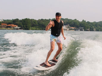 Big Tex Boat Rentals & ATX WakeSurf: Wakesurfing and Wakeboarding Boat Charters on Lake Austin image 1