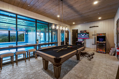 Great Smoky Getaway: Indoor Pool, Fire Pit & Hot Tub with Epic Mountain Views image 12