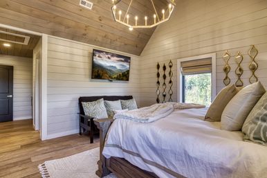 Great Smoky Getaway: Indoor Pool, Fire Pit & Hot Tub with Epic Mountain Views image 40
