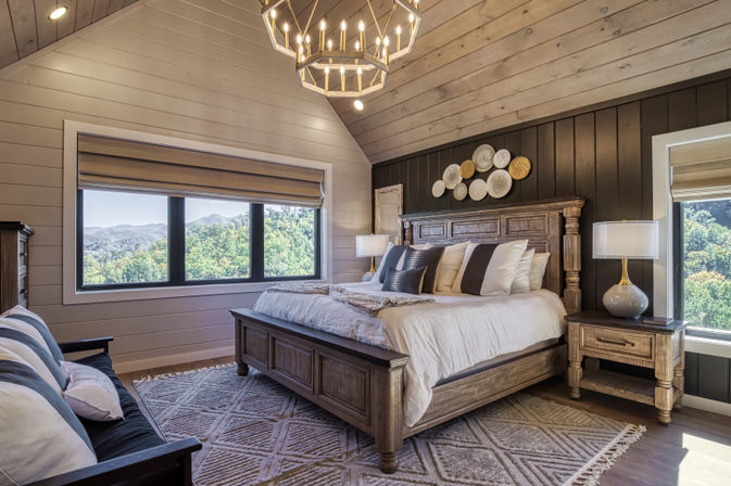 Great Smoky Getaway: Indoor Pool, Fire Pit & Hot Tub with Epic Mountain Views image 32