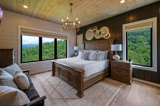 Great Smoky Getaway: Indoor Pool, Fire Pit & Hot Tub with Epic Mountain Views image 25