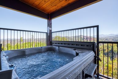 Great Smoky Getaway: Indoor Pool, Fire Pit & Hot Tub with Epic Mountain Views image 4