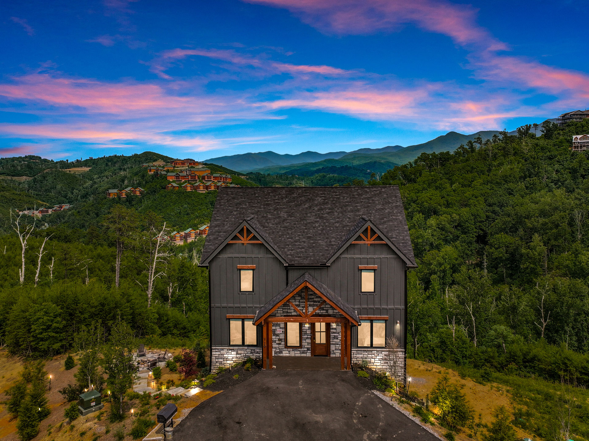 Great Smoky Getaway: Indoor Pool, Fire Pit & Hot Tub with Epic Mountain Views image 1