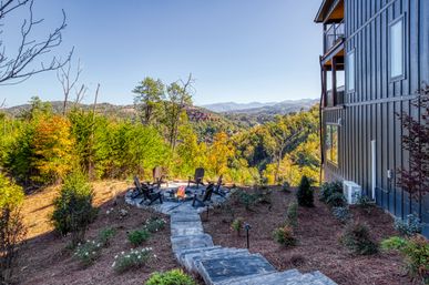Great Smoky Getaway: Indoor Pool, Fire Pit & Hot Tub with Epic Mountain Views image 5