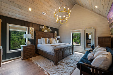 Great Smoky Getaway: Indoor Pool, Fire Pit & Hot Tub with Epic Mountain Views image 33