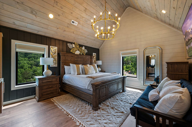 Great Smoky Getaway: Indoor Pool, Fire Pit & Hot Tub with Epic Mountain Views image 33