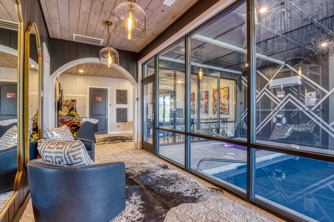 Great Smoky Getaway: Indoor Pool, Fire Pit & Hot Tub with Epic Mountain Views image 43