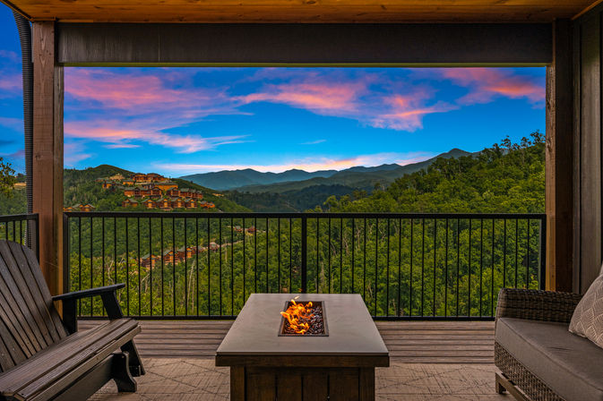 Great Smoky Getaway: Indoor Pool, Fire Pit & Hot Tub with Epic Mountain Views image 2