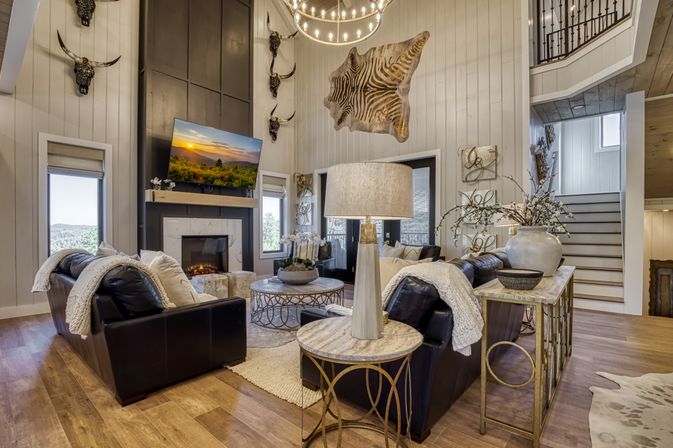 Great Smoky Getaway: Indoor Pool, Fire Pit & Hot Tub with Epic Mountain Views image 18