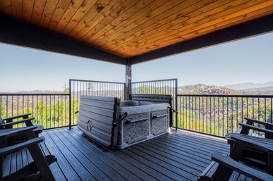 Great Smoky Getaway: Indoor Pool, Fire Pit & Hot Tub with Epic Mountain Views image 30