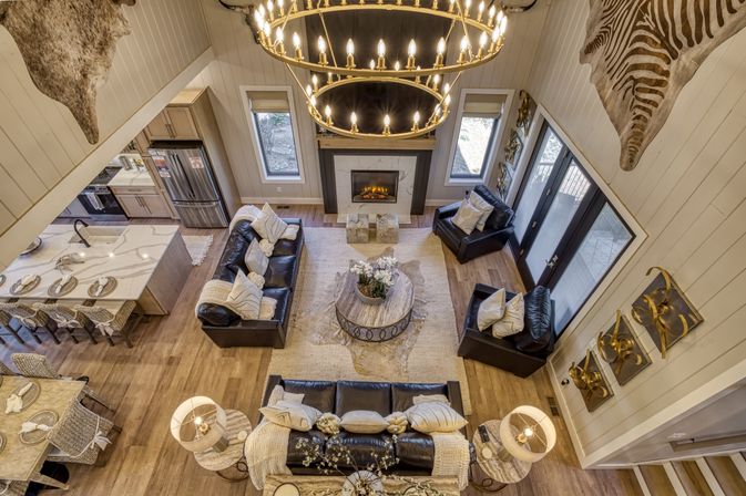 Great Smoky Getaway: Indoor Pool, Fire Pit & Hot Tub with Epic Mountain Views image 28