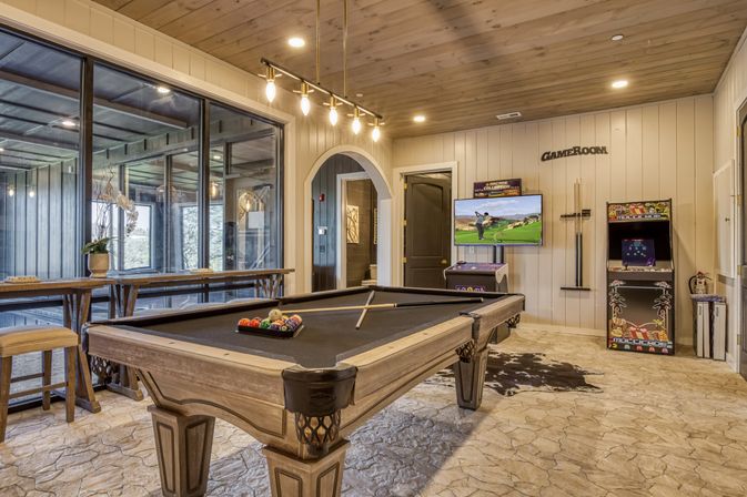 Great Smoky Getaway: Indoor Pool, Fire Pit & Hot Tub with Epic Mountain Views image 51