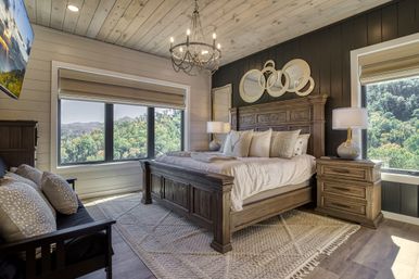Great Smoky Getaway: Indoor Pool, Fire Pit & Hot Tub with Epic Mountain Views image 25