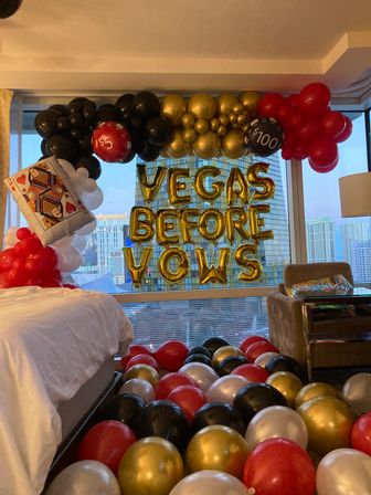 A Suite Surprise: Vegas Hotel Decoration Setups with Basic, Baddies, and Boujee Packages image 3