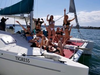 Private Catamaran Sail and Swim on San Diego Bay  image 4