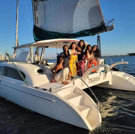 Private Catamaran Sail and Swim on San Diego Bay  image 8