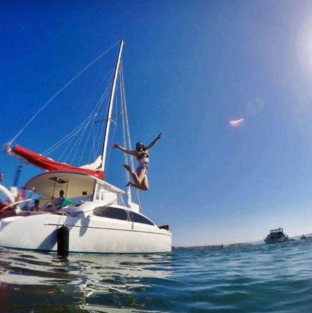 Private Catamaran Sail and Swim on San Diego Bay  image 3
