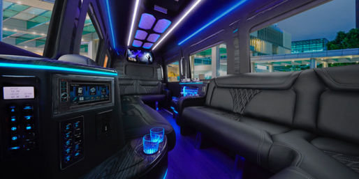 Boujee Airport Limo/SUV Transportation from Airport to Hotel: Champagne, Roses, Balloons Setup and More image 1