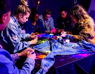 Paint, Sip & Glow: Miami’s Neon Denim Jacket Party image 1
