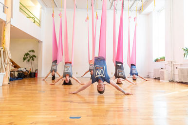 Aerial Birthday & Bachelorette Parties at OM Factory NYC image 8