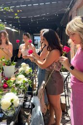 Flower Arranging Party with Fresh or Dried Flowers for Flower Crowns, Bouquets, Centerpieces or Leis image 19