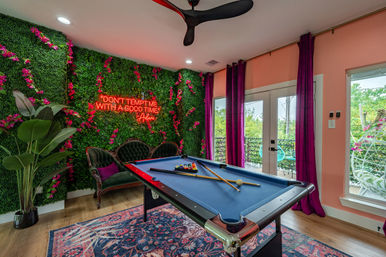 The Garden of Eden HTX: Insta-Worthy Home with Game Room, Hot Tub, Private Chef, Massage & Mixology Class image 11