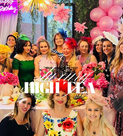 Luxury High Tea Celebrations with Chic Decor, Pastries & Tea Service image 3
