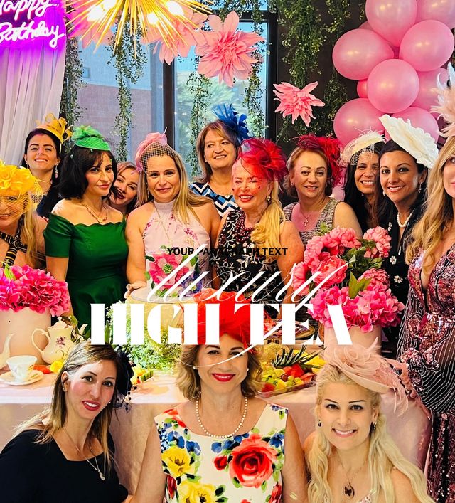 Luxury High Tea Celebrations with Chic Decor, Pastries & Tea Service image 3