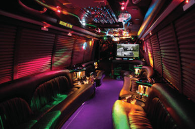 Scottsdale BYOB Limo Party Bus with Stripper Pole, Pickup & Drop-off, Sound System, and Lights image 5