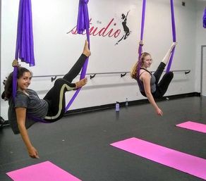 Savannah Aerial Yoga Class (Beginner - friendly) image 3