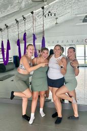 Savannah Aerial Yoga Class (Beginner - friendly) image 8