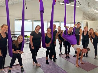 Savannah Aerial Yoga Class (Beginner - friendly) image 4