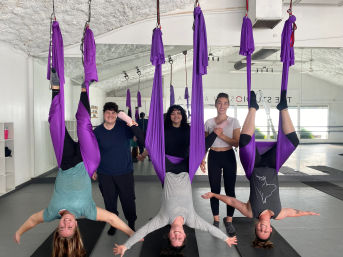 Savannah Aerial Yoga Class (Beginner - friendly) image 19