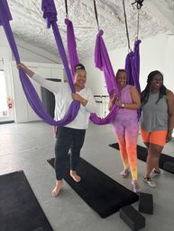Savannah Aerial Yoga Class (Beginner - friendly) image 11