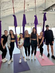 Savannah Aerial Yoga Class (Beginner - friendly) image 10